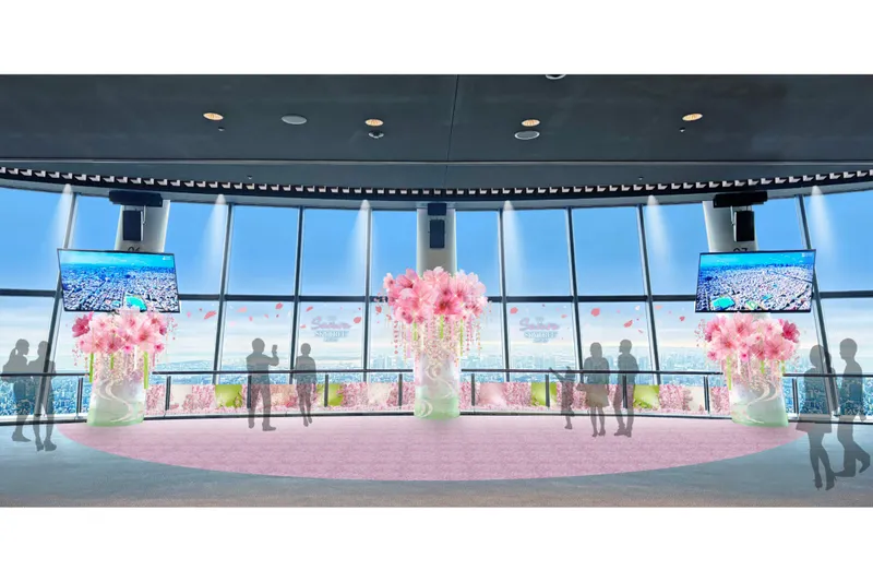 天望デッキの様子（イメージ）　©TOKYO-SKYTREE