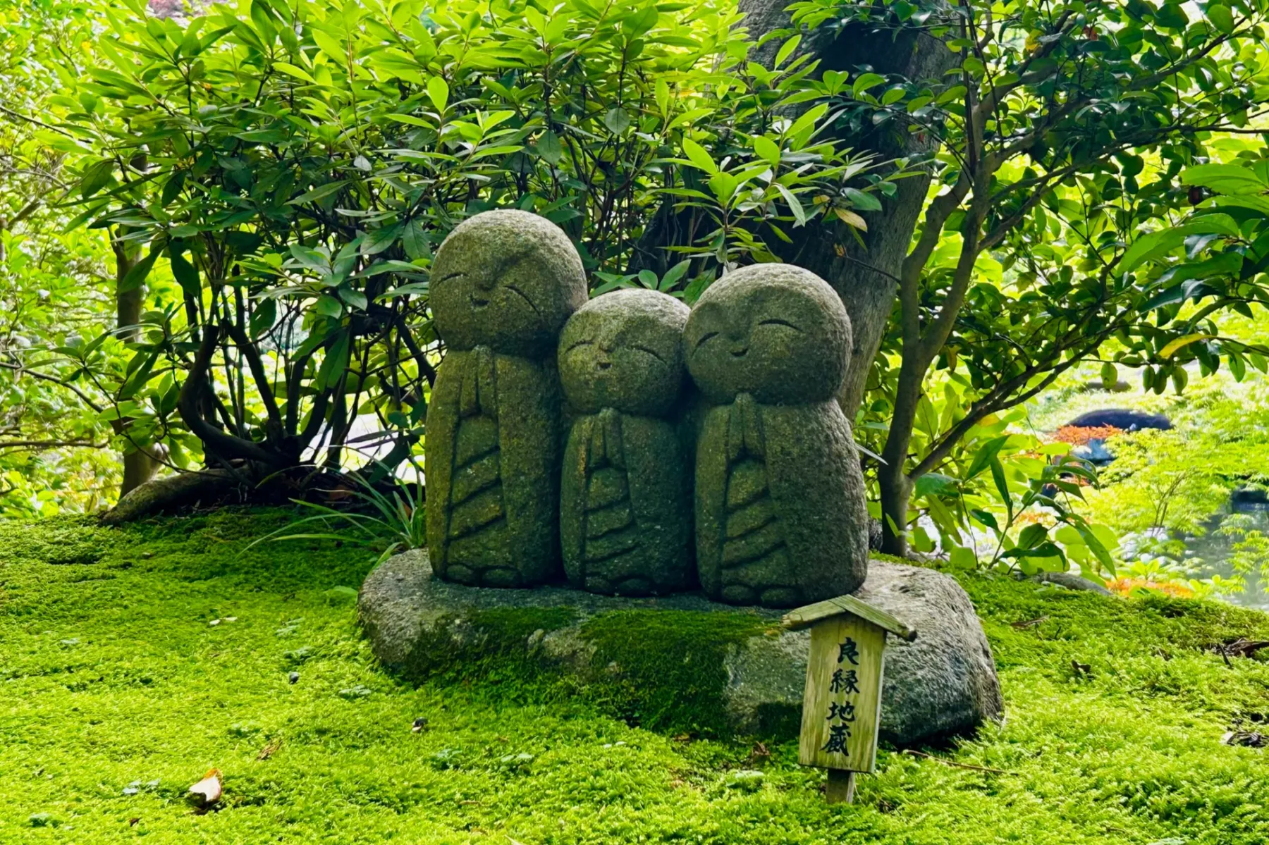 ＜鎌倉長谷寺のあじさい路＞「和み地蔵」（2026年撮影：レッツエンジョイ東京編集部）