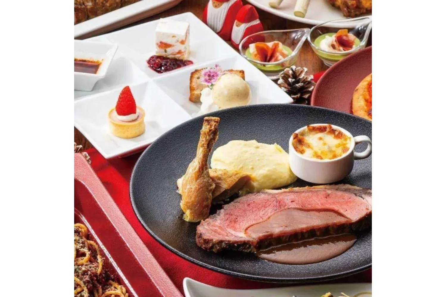 Xmas2025★ブッフェ&メインディッシュ付きクリスマスランチ【ザ ロイヤルパークホテル アイコニック 東京汐留】_2