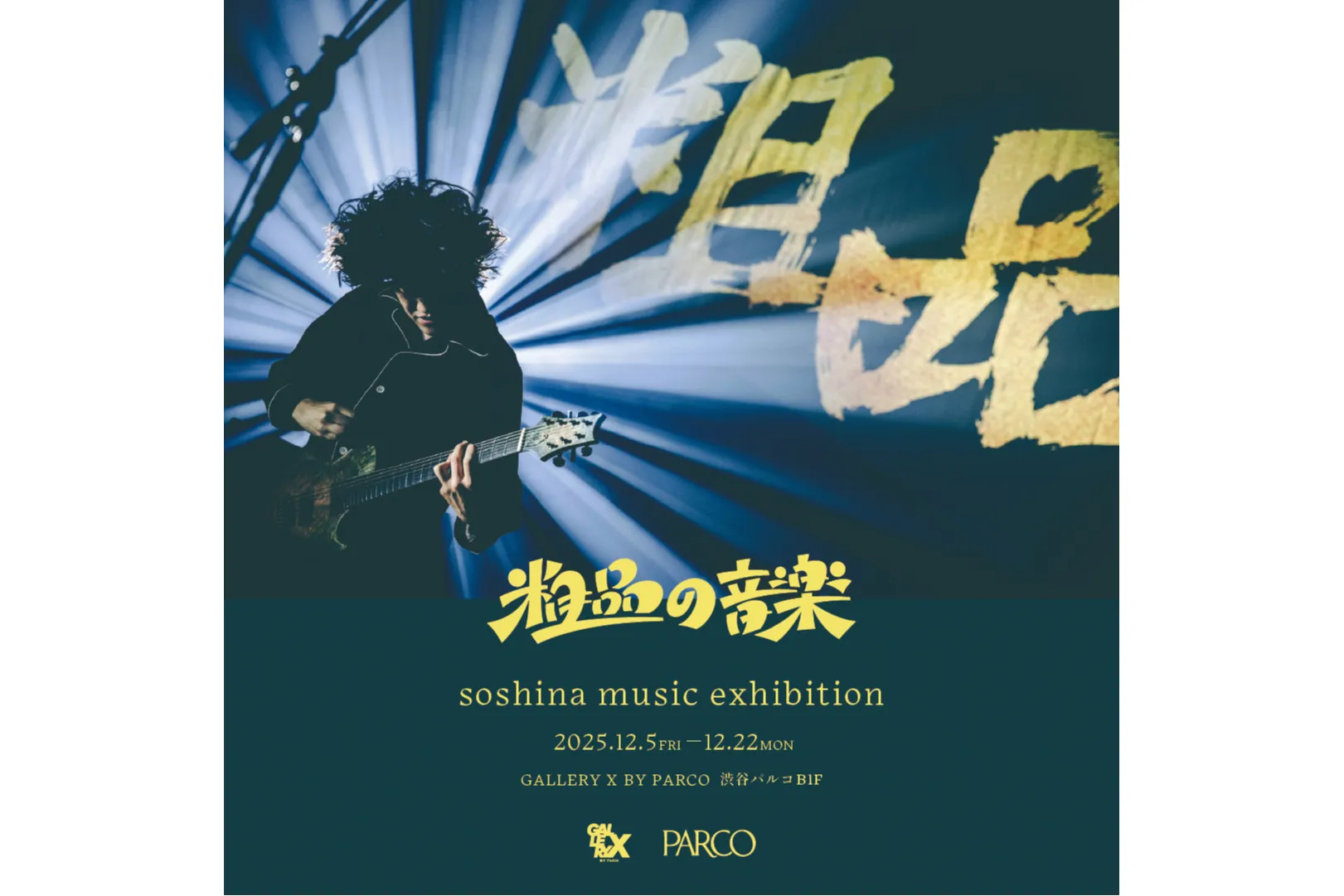 粗品 粗品の音楽 soshina music exhibition
