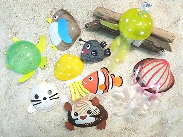 いつでもワークショップ「なぎさクラフト ～海のいきものづくり～」