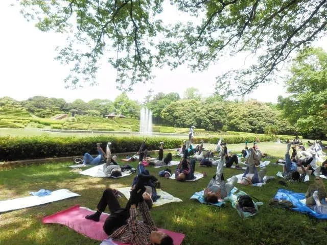 森でフィットネス（8月）