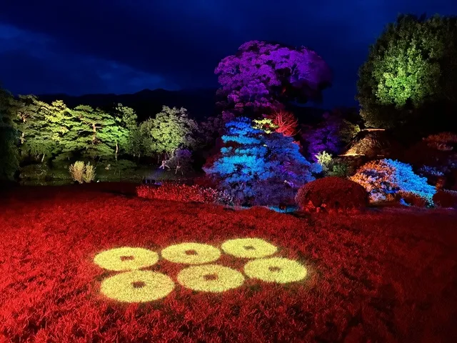 真田邸庭園ライトアップ