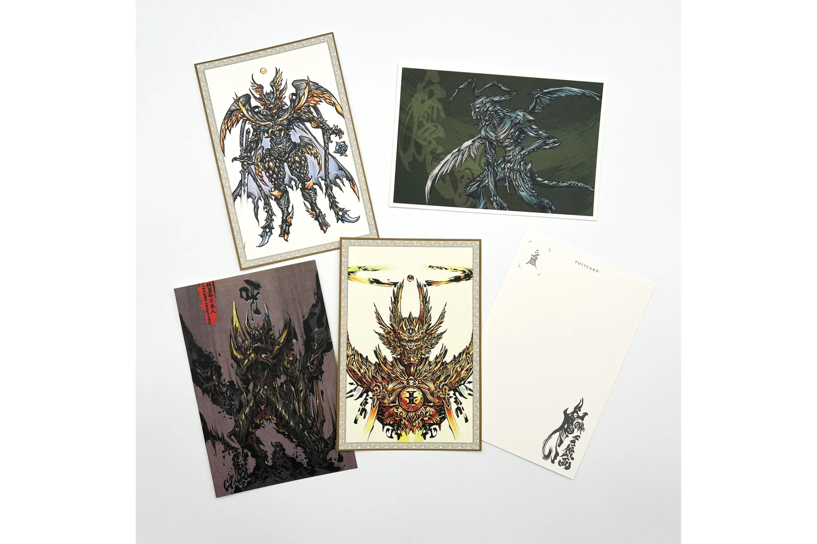 雨宮慶太 直筆サイン 牙狼 ポストカード セット 牙狼画展