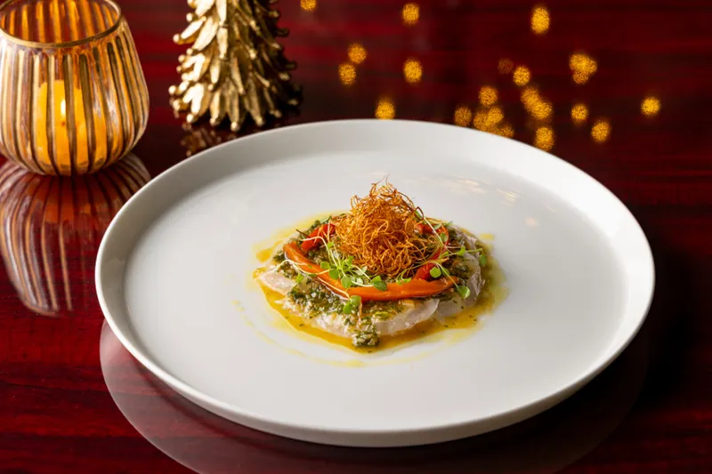 河豚のカルパッチョ