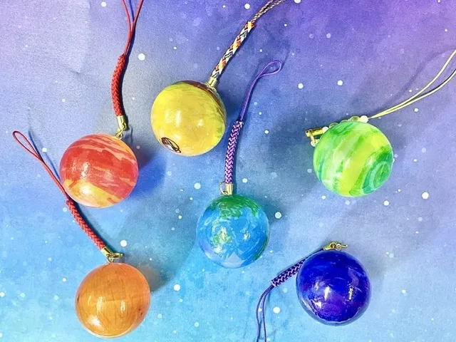 惑星キーホルダーつくり