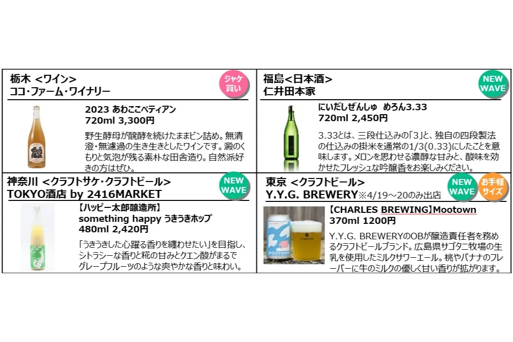 ニュウマン新宿　NEW NEW SAKE WEEK_4