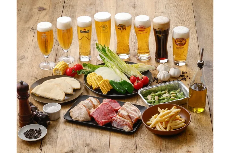 ▲Weber BBQ飲み放題付きプラン※画像はイメージ