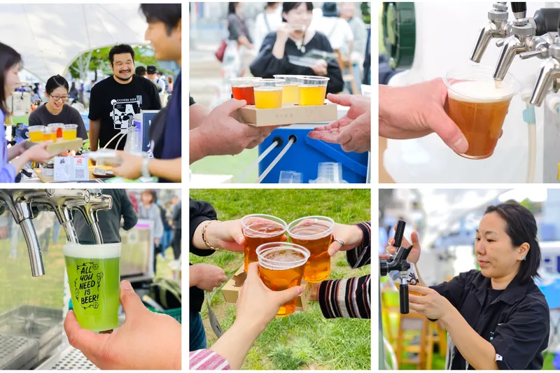 多彩なクラフトビールが勢ぞろい！
