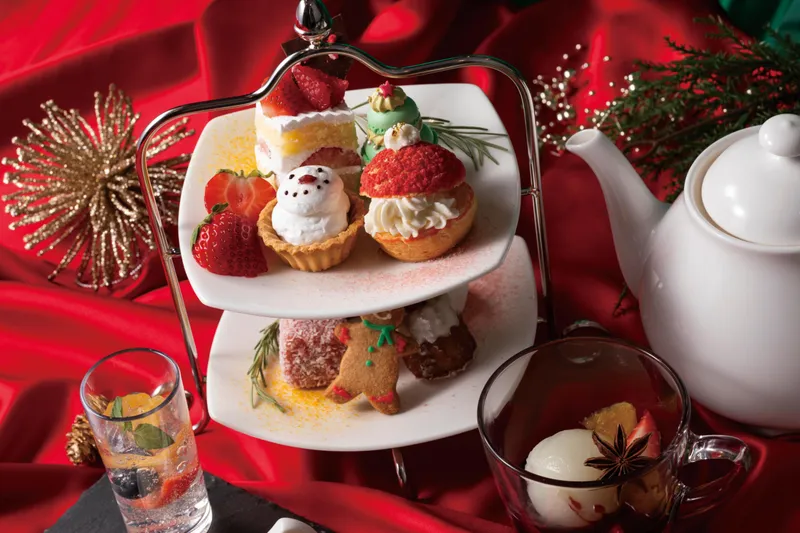 クリスマスモチーフのミニスイーツ