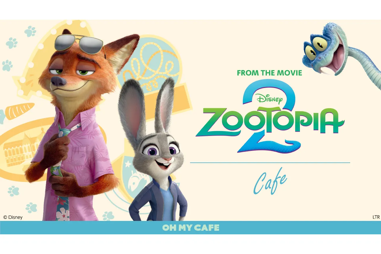 [期間限定]ニック　ジュディ　ズートピア2 オーマイカフェ　予約特典 ズートピア2」OH MY CAFE