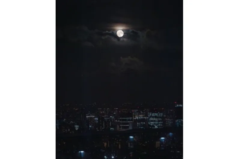 過去SHIBUYA SKYより観測した満月