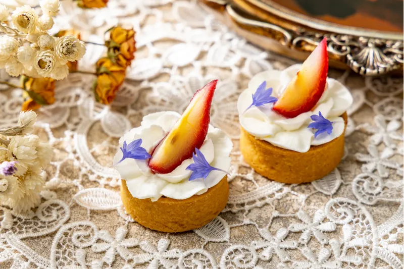 ほうじ茶とチョコレートのタルト