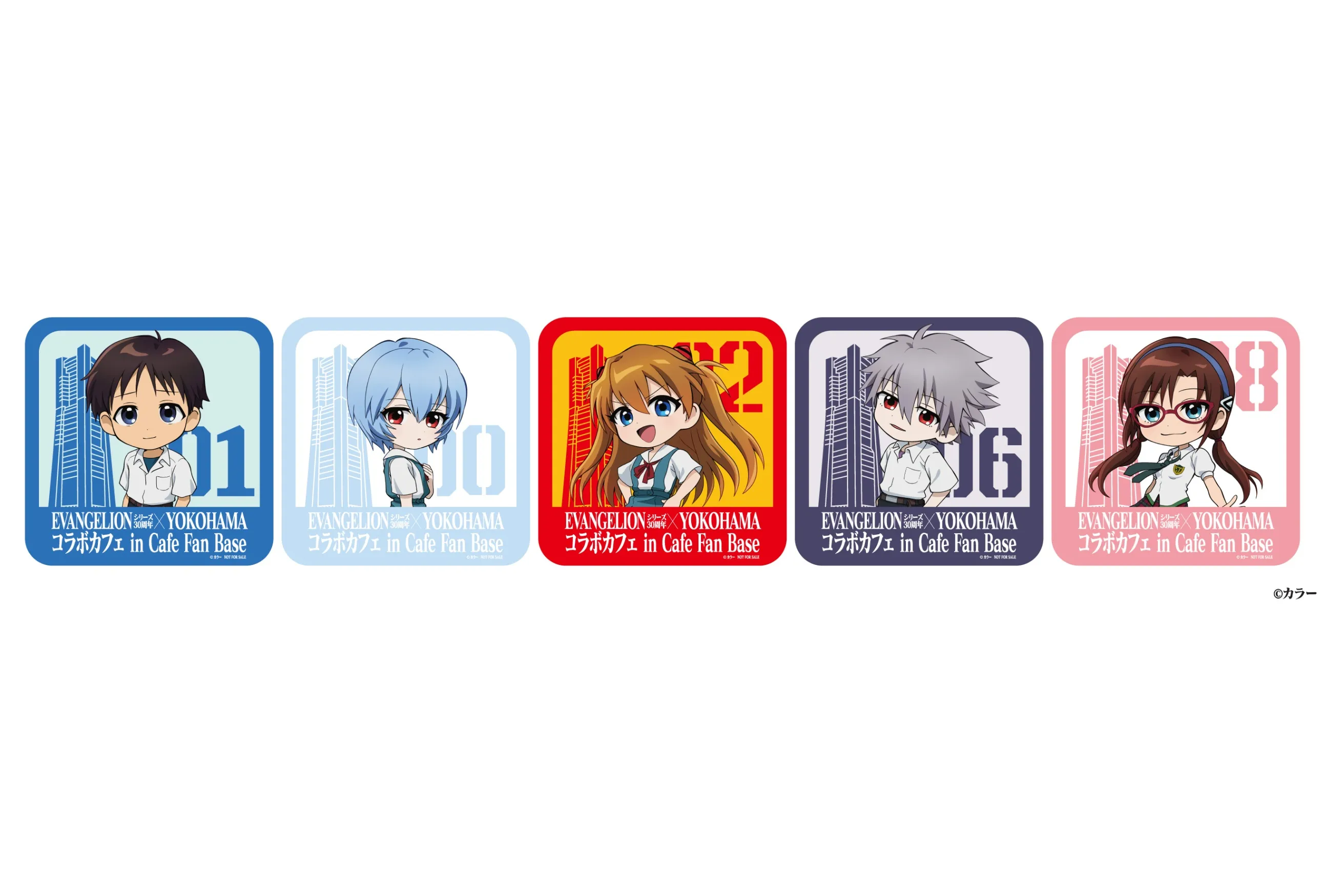 EVANGELIONシリーズ30周年×YOKOHAMAコラボカフェ in Cafe Fan Base