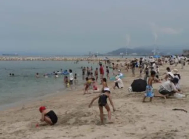 【海水浴】寒川豊岡海浜公園ふれあいビーチ