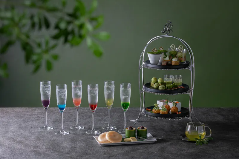 「THE 抹茶 Afternoon Tea（推し活ドリンク1杯付き）」 7,400円(税込)　※予約限定