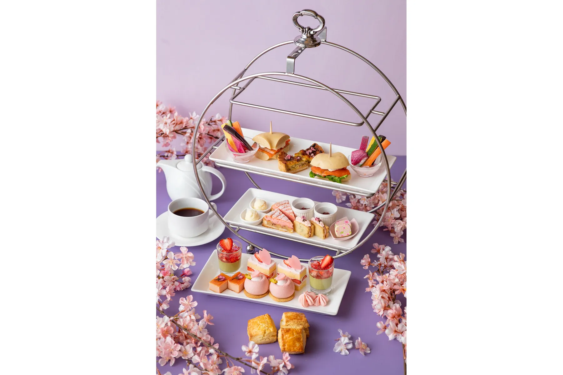 桜のスプリングアフタヌーンティー【小田急ホテルセンチュリーサザンタワー】_2