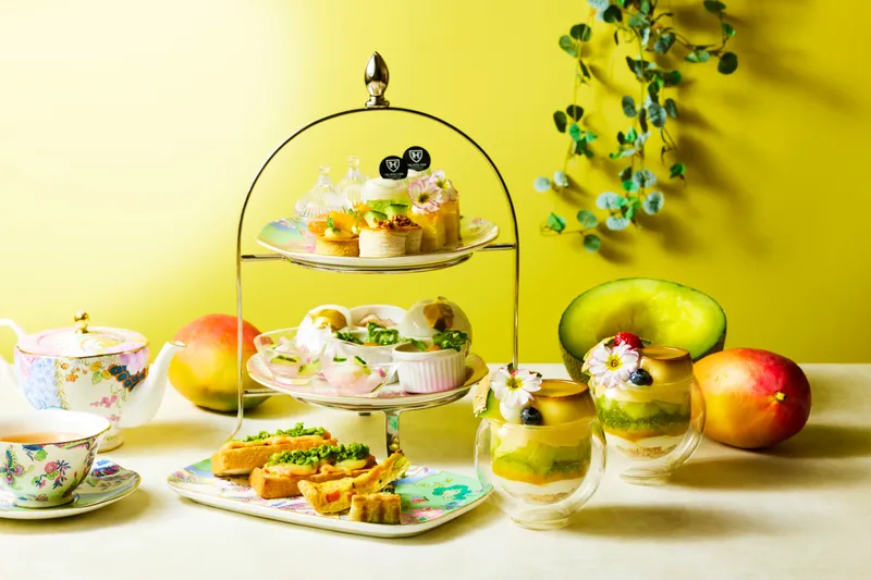 AFTERNOON TEA with “SIROCCO”「メロン＆マンゴー」(写真は2名様分)