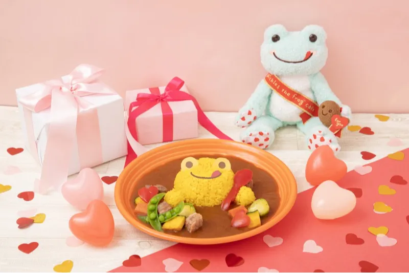 pickles the frog cafe -present for you！-