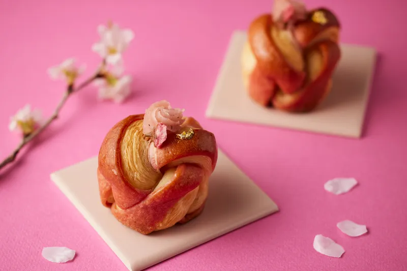 桜のデニッシュクリーム