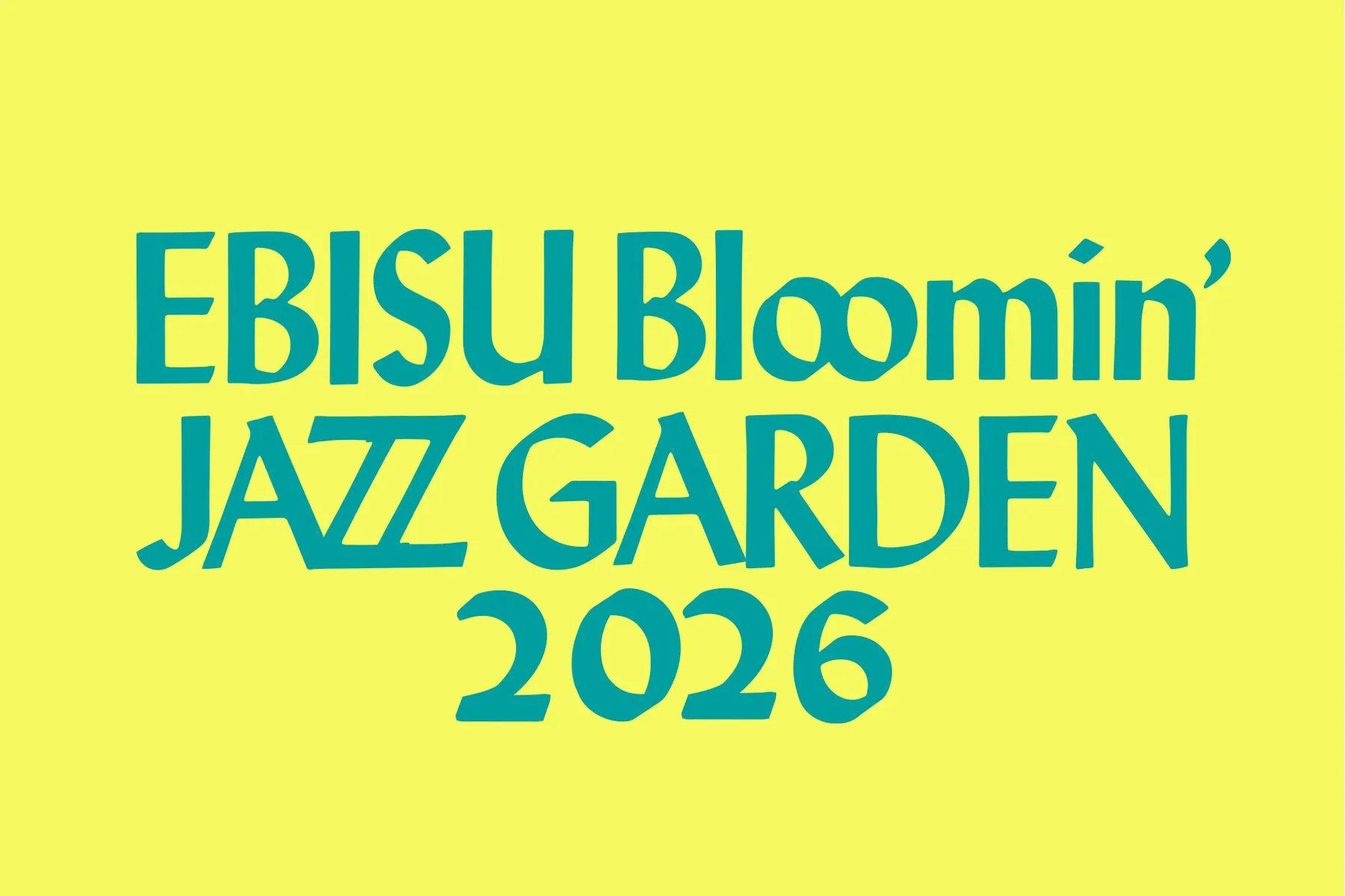 EBISU Bloomin’ JAZZ GARDEN 2026_1