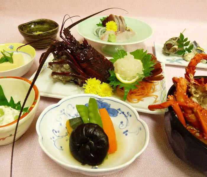 ▲伊勢えび料理