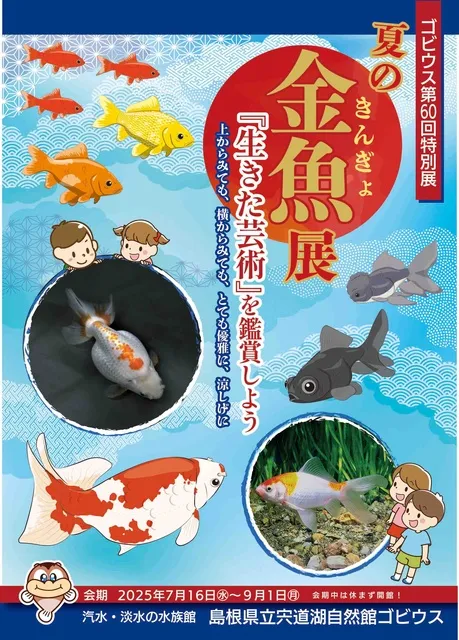 第60回特別展「夏の金魚展～生きた芸術を鑑賞しよう～」