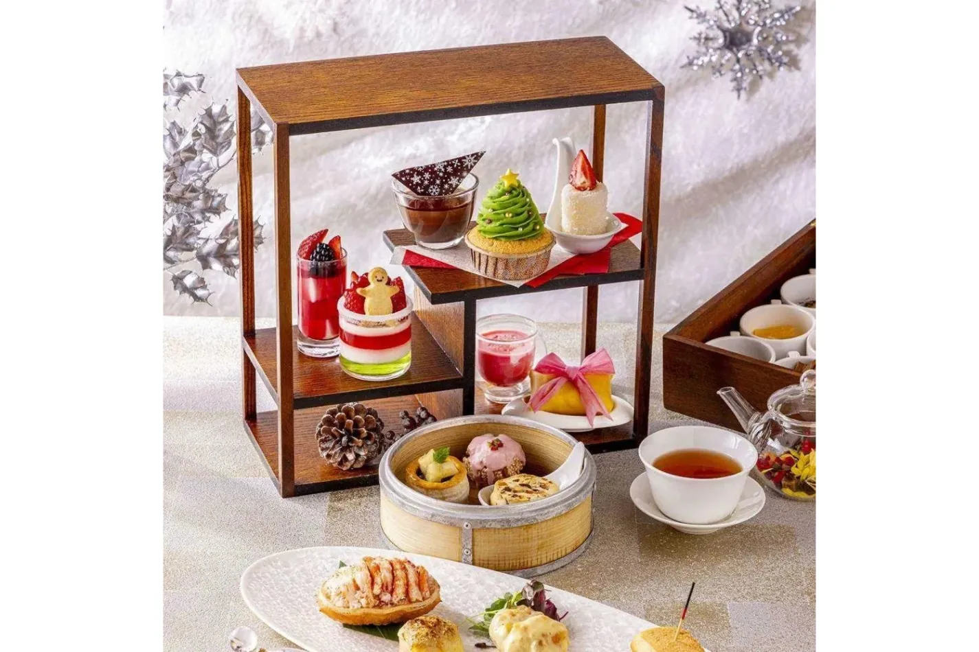 【クリスマス2024】フェスティブチャイニーズアフタヌーンティー【ストリングスホテル東京インターコンチネンタル】_1