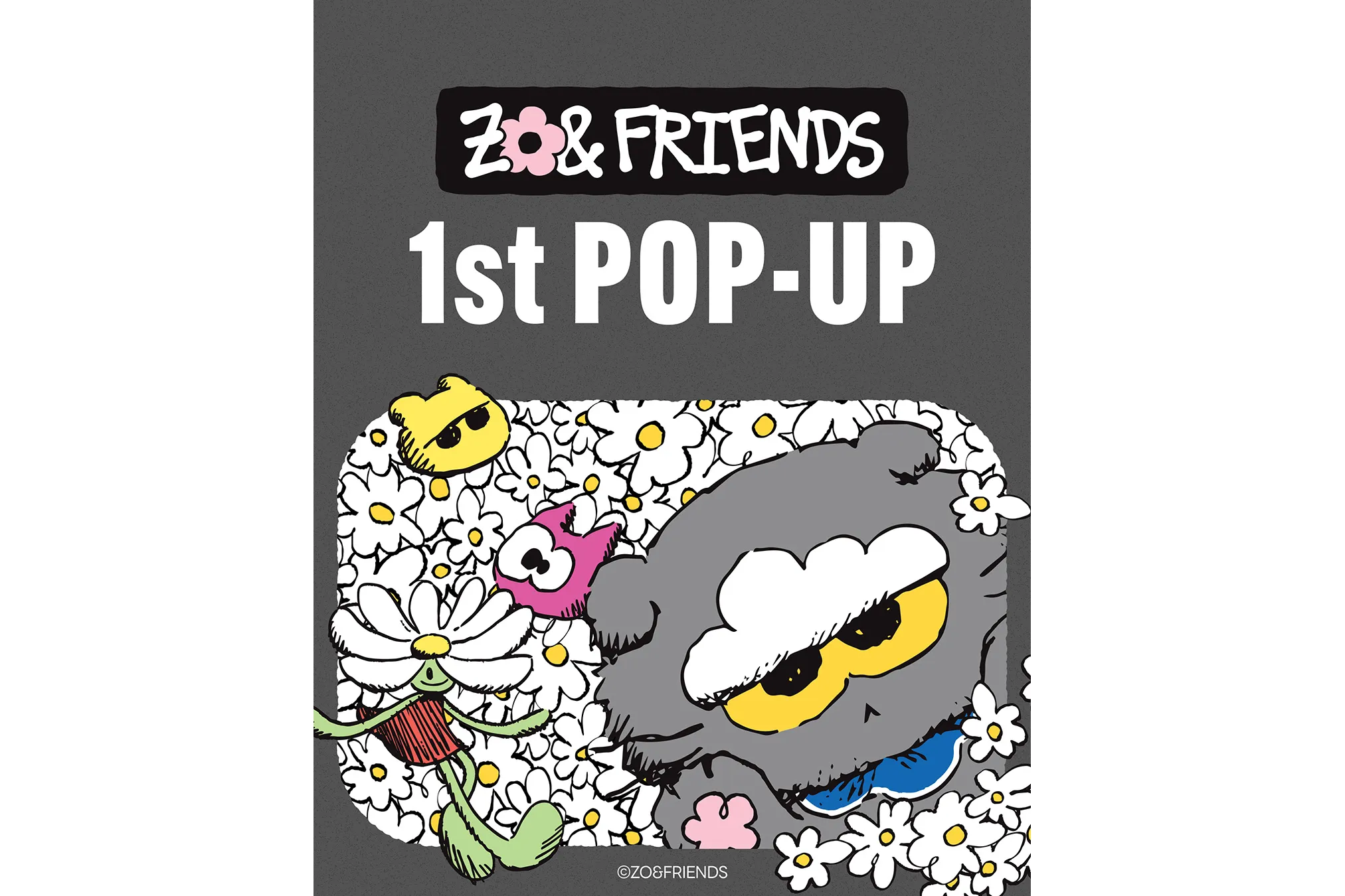 ZOAプレート2点ポップアップ ZO&FRIENDSおまけデイジーキーリング他 G-DRAGON × LINE FRIENDSが贈る新キャラ「ZO&FRIENDS」、初