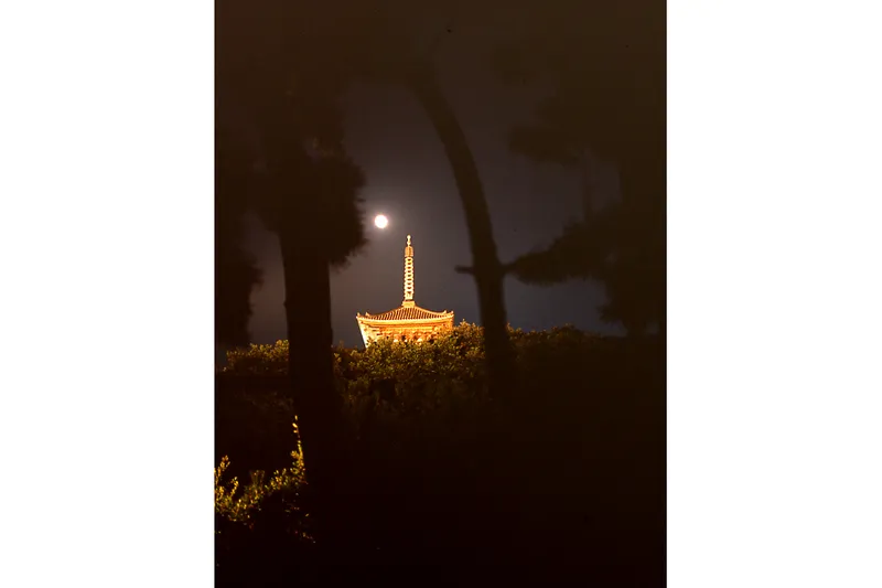 観月会の塔