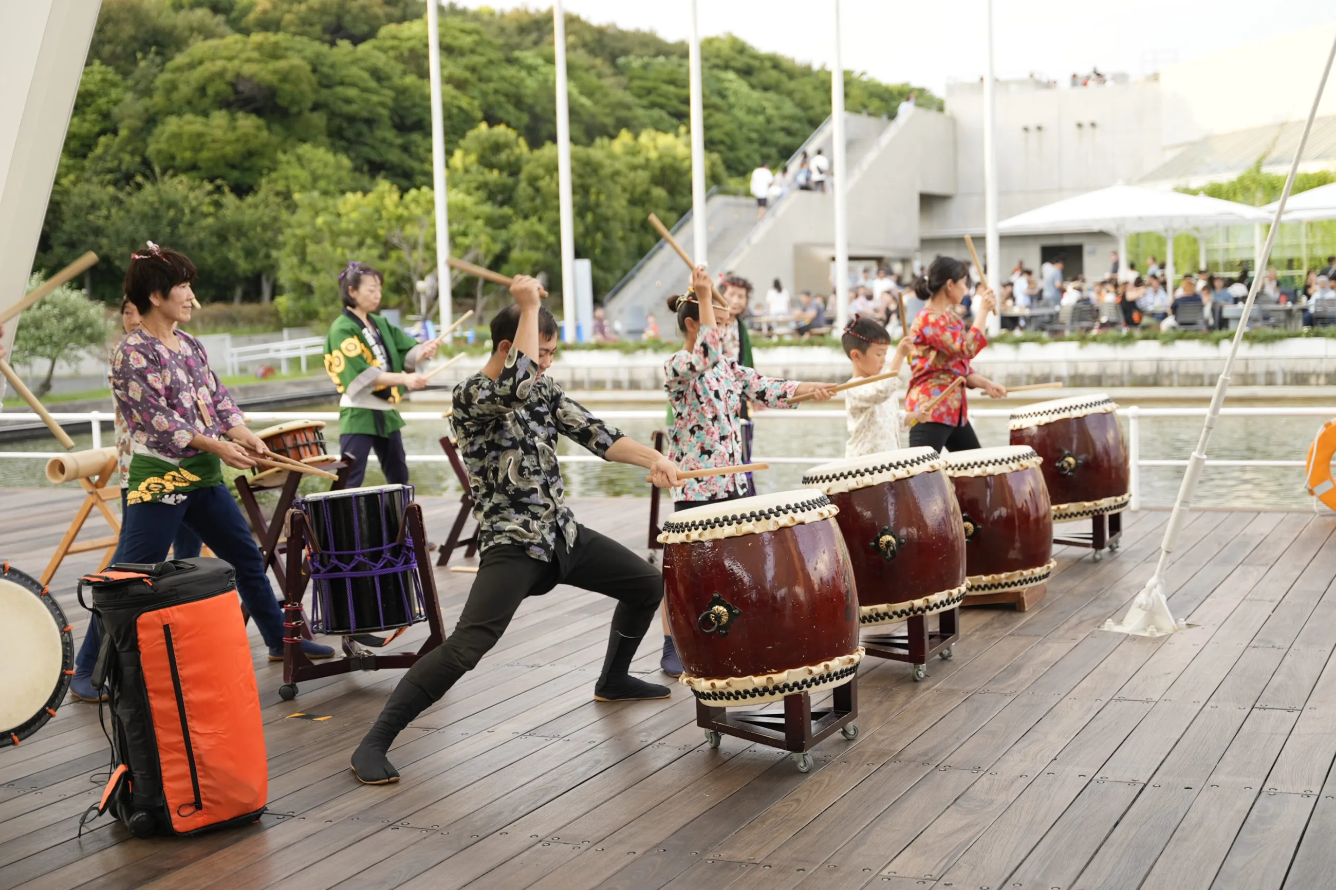 水族園で夕涼み