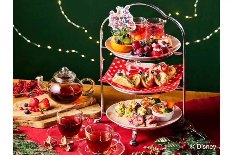 マジカルChristmas⭐︎アフタヌーンティーセット<Mickey & Friends>（ドリンク付）