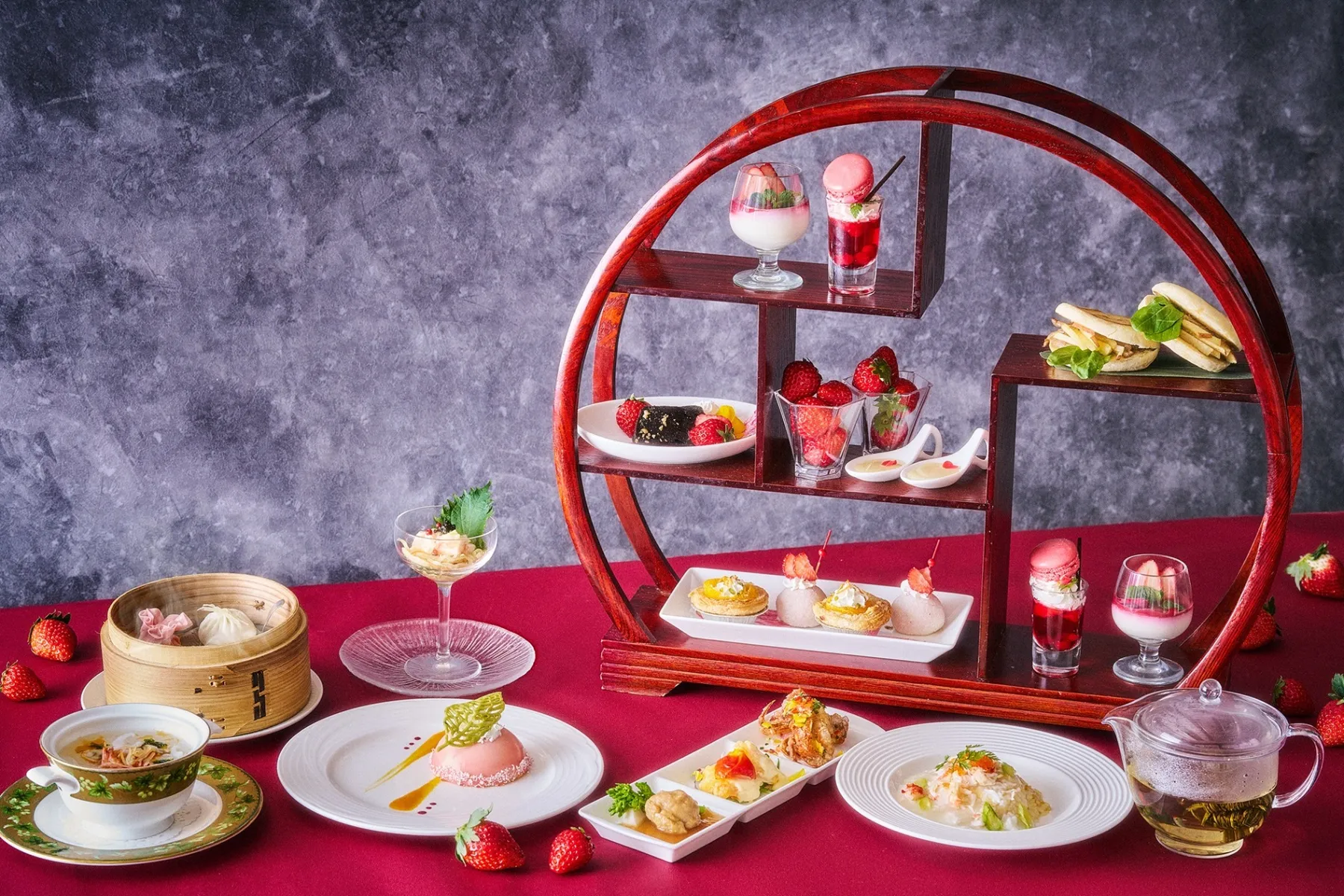 Chinese Afternoon Tea～苺紅に染まる甘味な茶宴～【品川プリンスホテル】_1