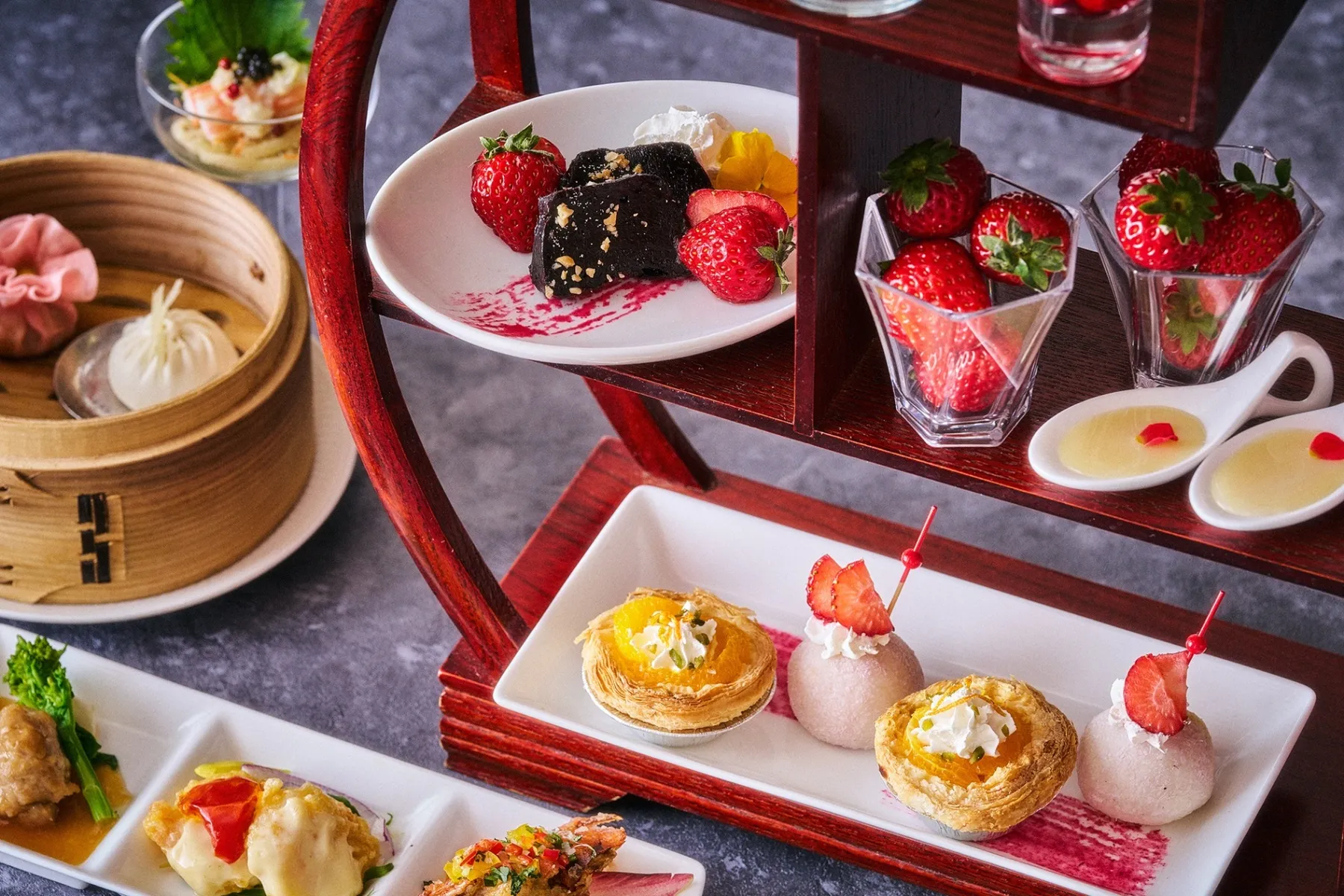 Chinese Afternoon Tea～苺紅に染まる甘味な茶宴～【品川プリンスホテル】_3