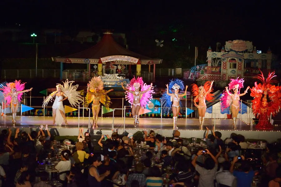 西武園ゆうえんち花火大会ビアガーデン_1