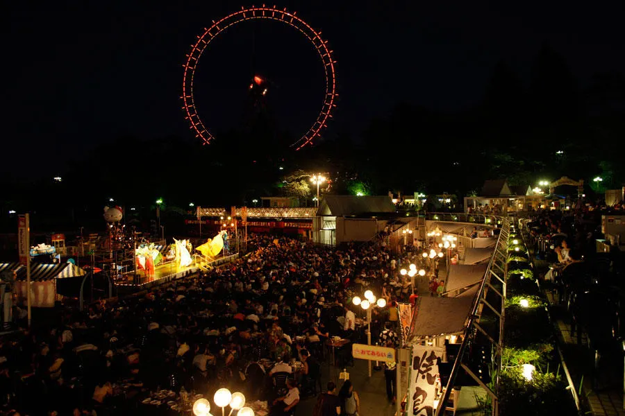 西武園ゆうえんち花火大会ビアガーデン_5