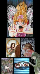 ホラー漫画原画展【マスターオブホラー地獄の舞踏会】_1