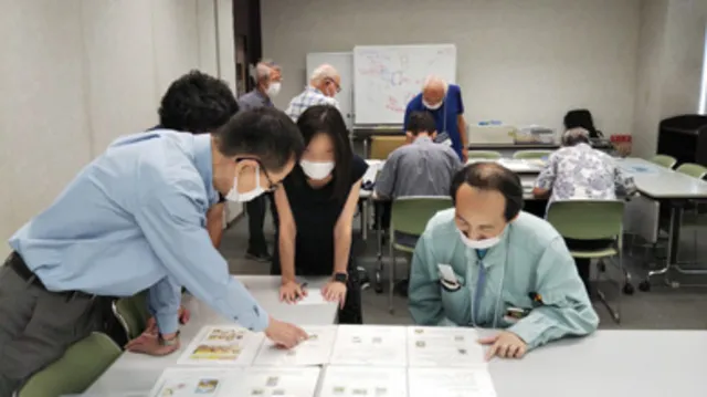 切手ワークショップ2月度「アルバムリーフ作成」