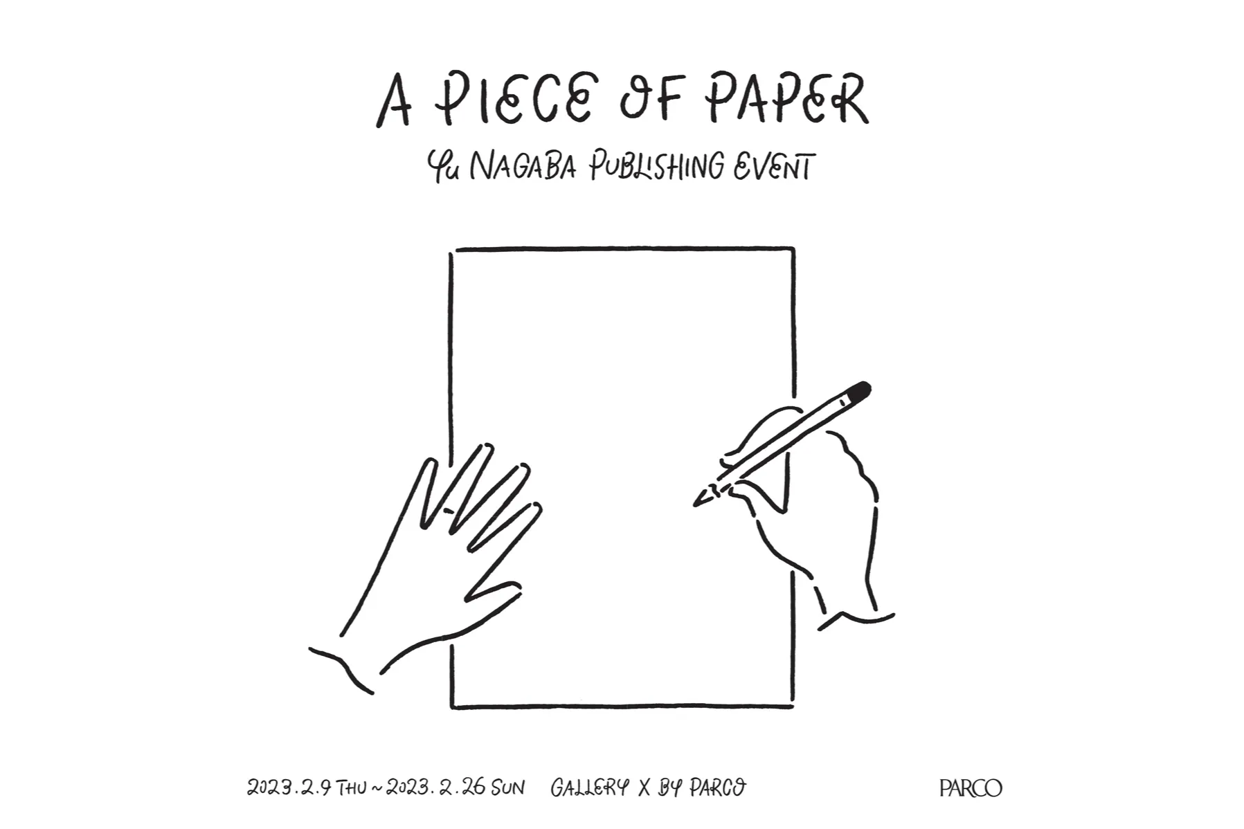Yu Nagaba Puplishing Event “A PIECE OF PAPER”_1