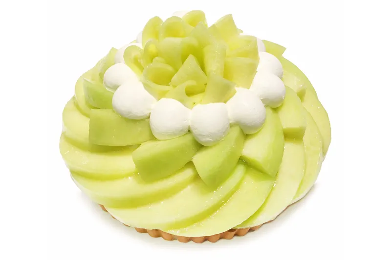 〈カフェコムサ〉GW限定マスクメロンのケーキ(1ピース)1,600円 ／2階　※GW限定 ※画像はホールのイメージです。