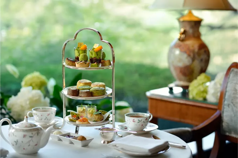 宇治茶アフタヌーンティー with辻利兵衛本店【ホテル椿山荘東京】