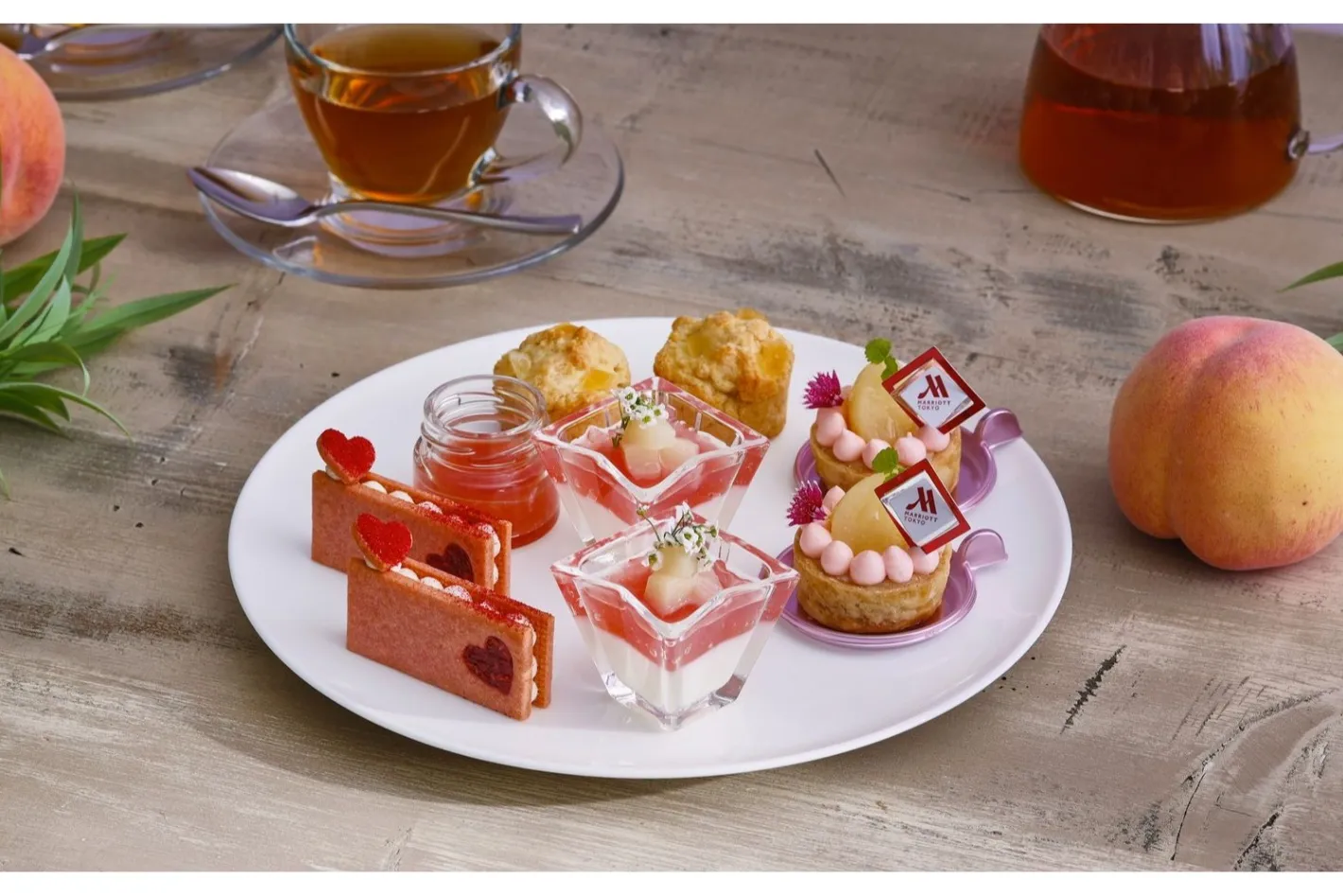 Summer Peach Afternoon Tea【東京マリオットホテル】_3