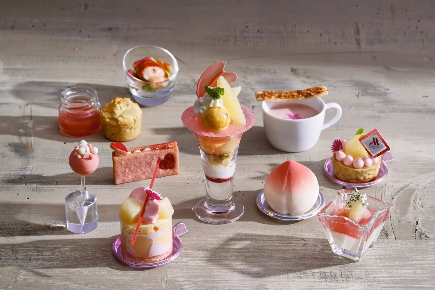 Summer Peach Afternoon Tea【東京マリオットホテル】_5