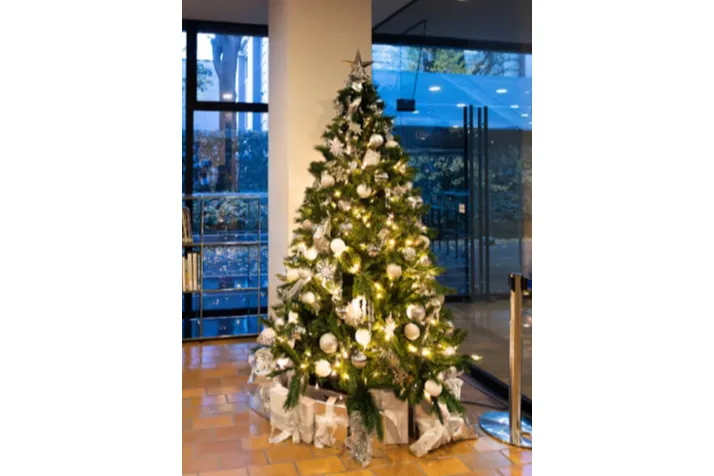 国立西洋美術館ロビーのクリスマスツリー　© 国立西洋美術館