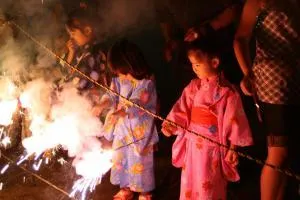 第45回小さなふるさとづくり「七夕の夕べ」花火大会