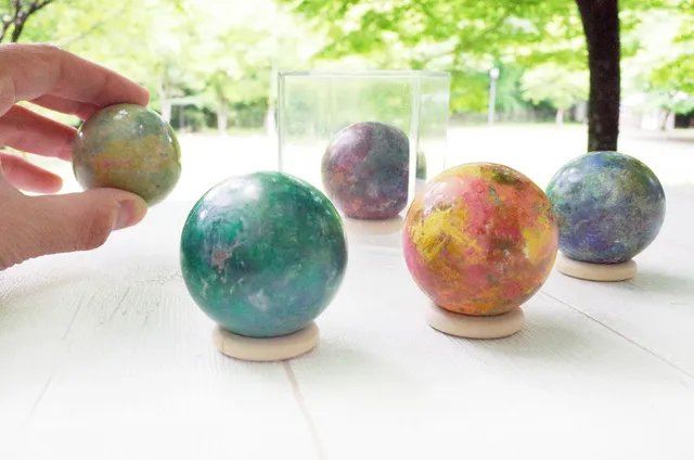 夏休み限定　陶芸　泥だんご「ピカピカアースボール」_1