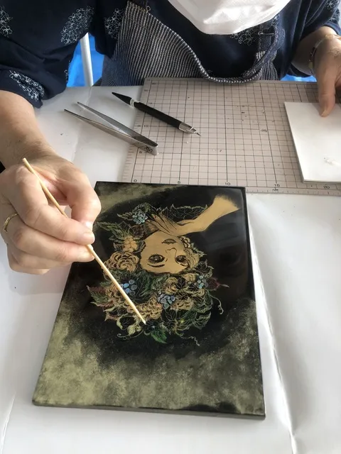 沈金講座作品公募展　おかえり！みんなの「黒と金」_1