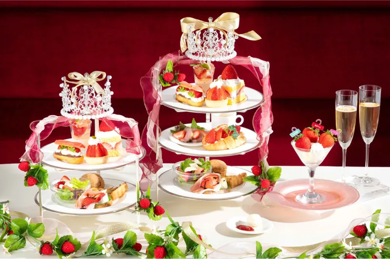 スペシャルストロベリーアフタヌーンティーセット【コロンバン原宿サロン】