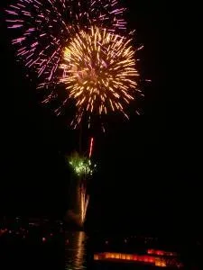 木崎湖灯籠流しと花火大会_1