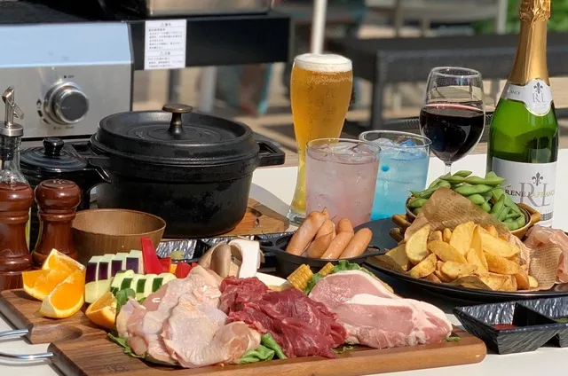 ホテルでBBQ_1